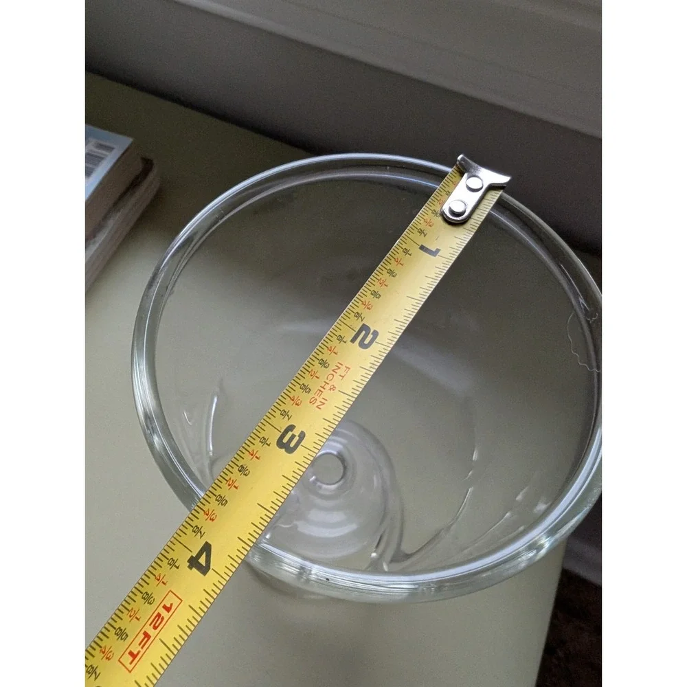 Vintage 9in Glass Oil Lamp Cylinder Hurricane‎